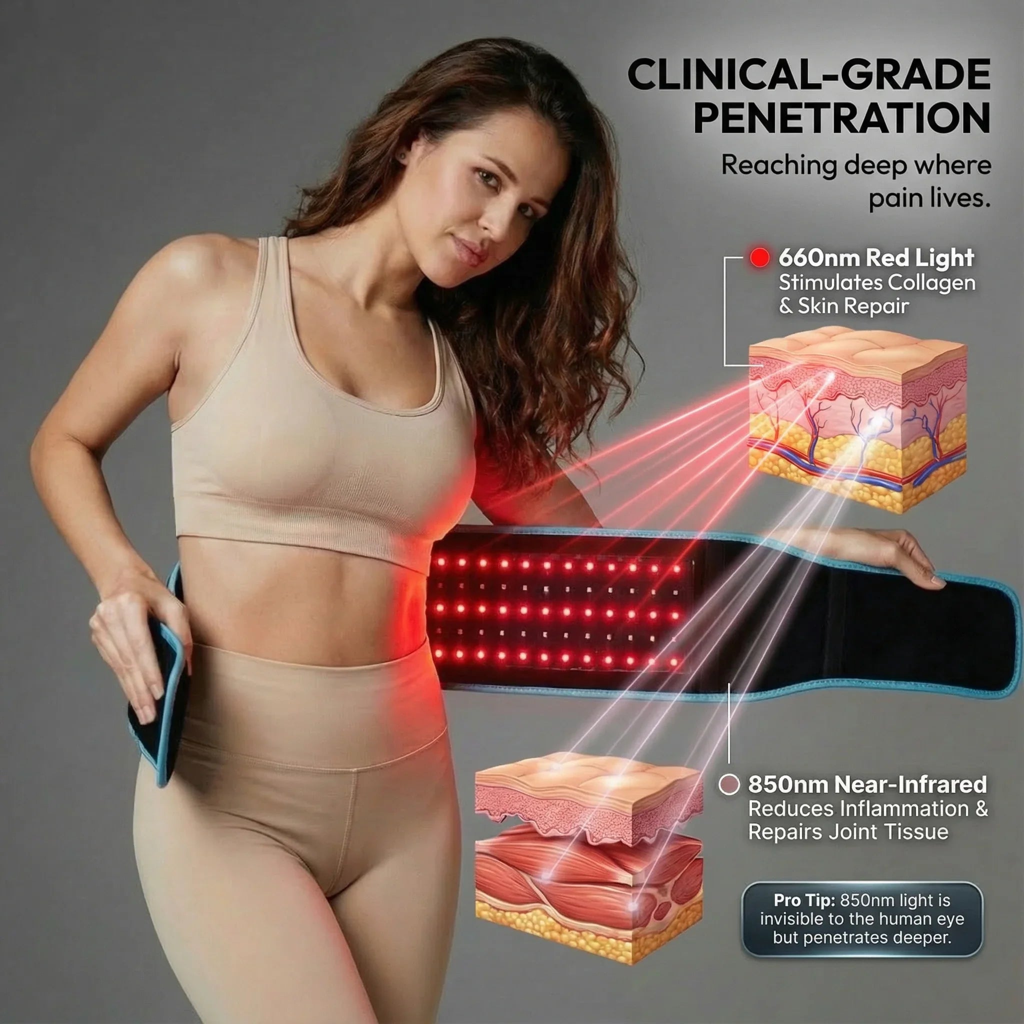 Red Light Therapy Recovery Belt
